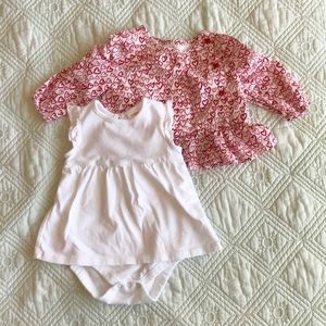 BabyGap Top & Gymboree Onesie Sz 3-6M